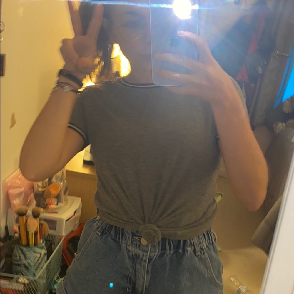 Grey Basic Tee - Picture 2 of 5